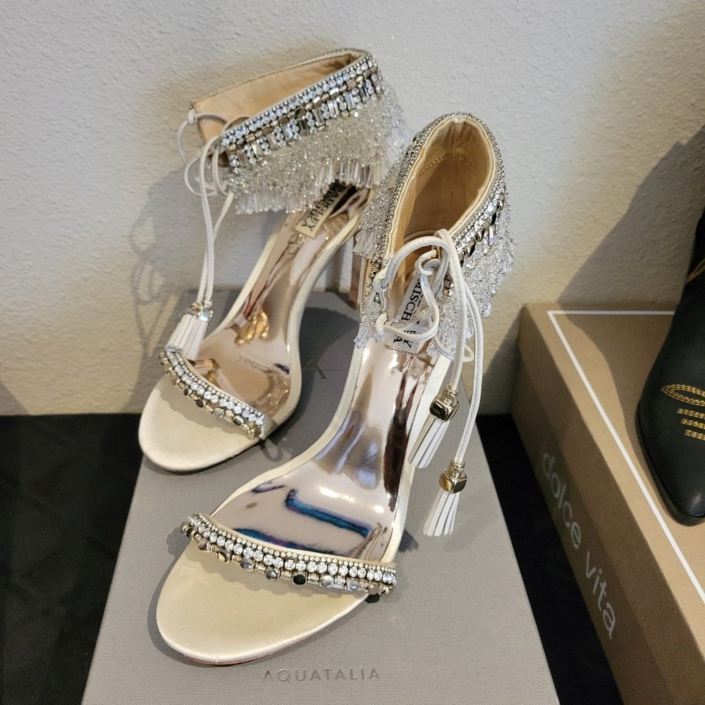 Gold, Cream and Crystal after 5 heels